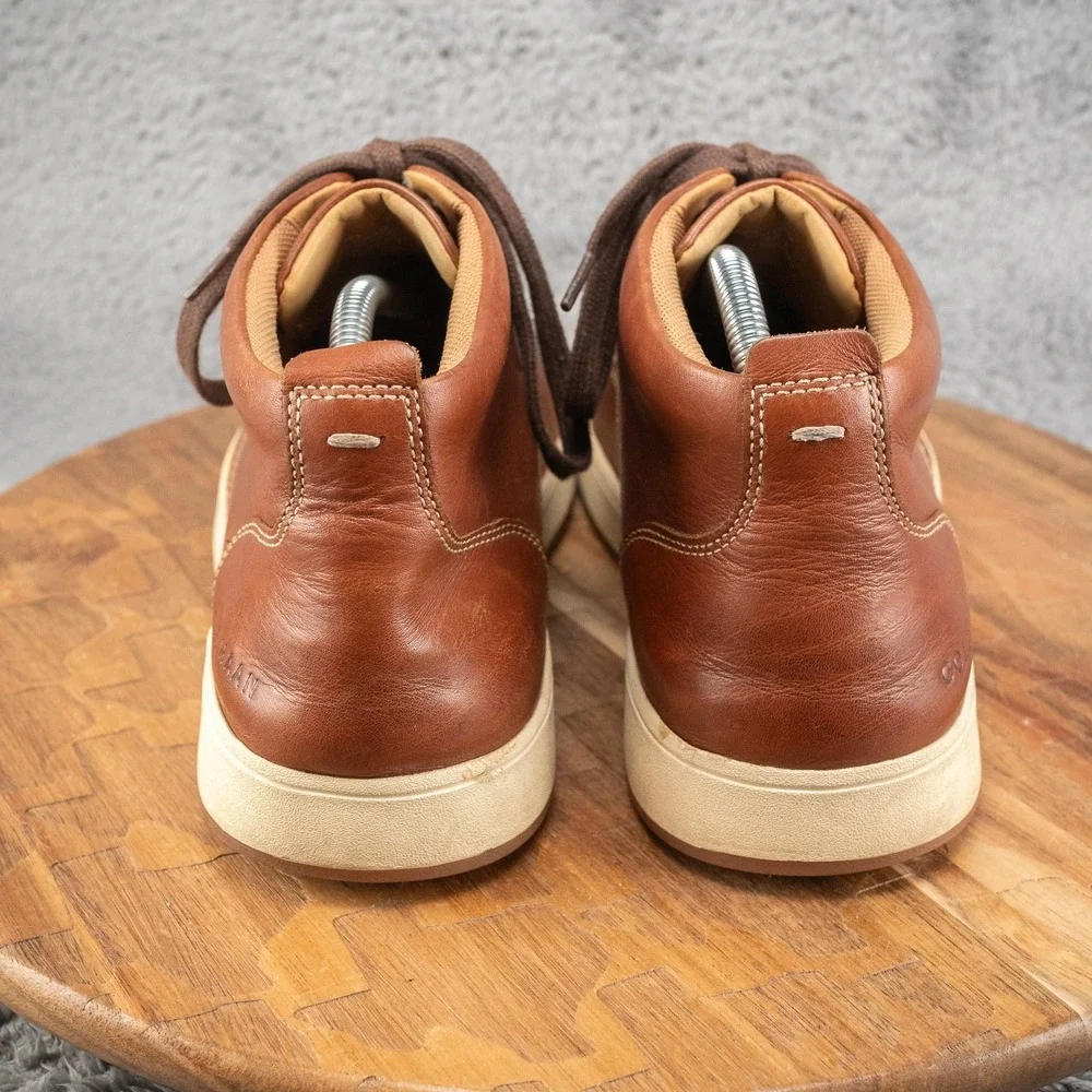 Cole Haan Vartan 2.0 Grand OS Shoes Mens‎ 10 M Brown Midcut Sneakers Casual